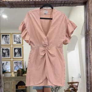 SAYLOR Pastel Pink Mini Dress